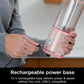 Ninja Blast Portable Blender, Cordless, 18oz. Vessel, Personal Blender BPA Free, Leakproof-Lid and Sip Spout, USB-C Rechargeable, Dishwasher Safe Parts - Tinted Pink(BC151PK)