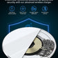 New Anti-Slip Wireless Charger 15W Max Fast Charging Pad Compatible w/ iPhone,Samsung Galaxy - White Silver