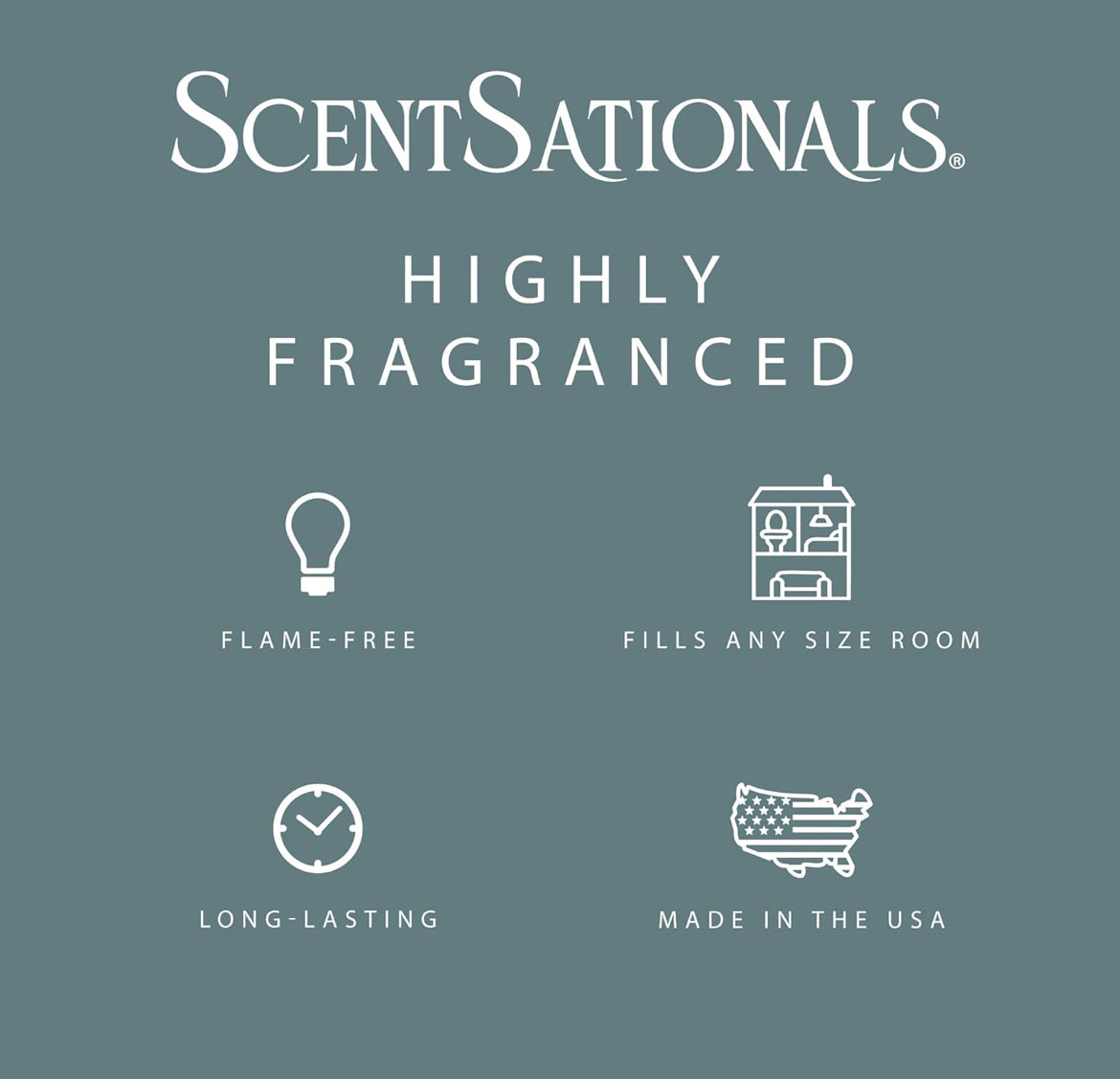 Scentsationals Wax Melts, Wax Cubes Strong Scent -Zen - Long Lasting Scented Melts for Warmer, 10oz (24-Cubes)
