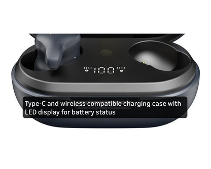 Golden X1 Wireless Earbuds Balanced Armature Driver and Hybrid Dynamic OrigX Pro, LDAC & Hi-Res Audio Wireless, Noise Cancellation - Galaxy Black/Blue