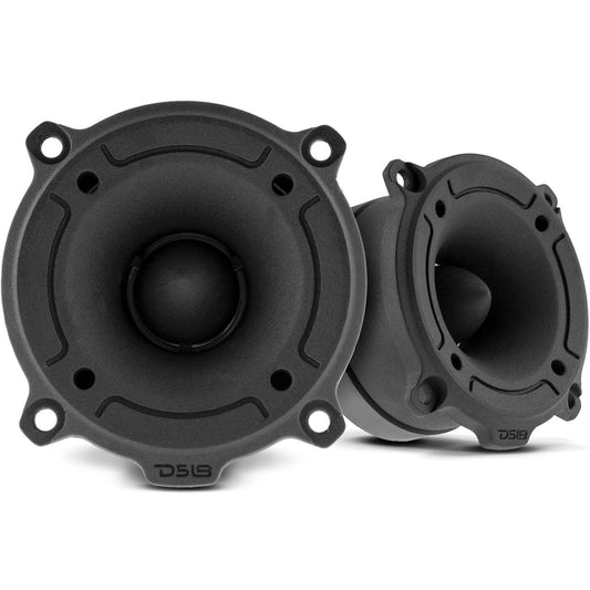 DS18 PRO-TW120B PRO Tweeter in Black - 3" 240W Max 4 Ohms, Built in Crossover -  (Pair)