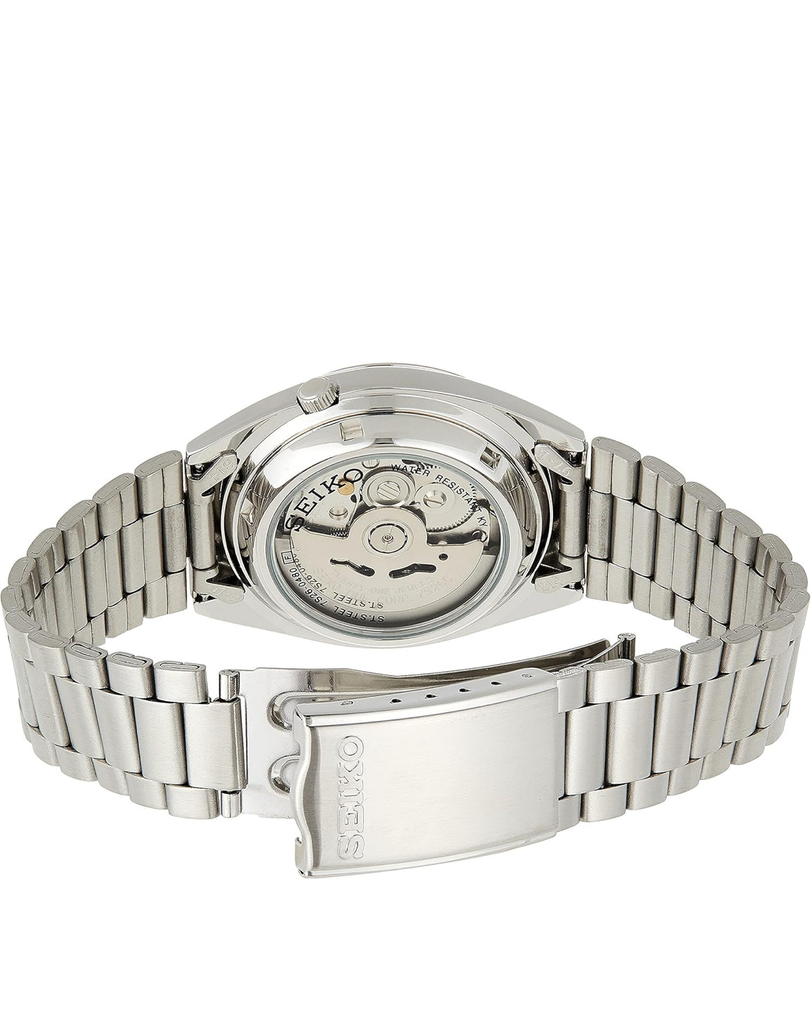 Seiko 5 Manshorlosie van vlekvrye staal