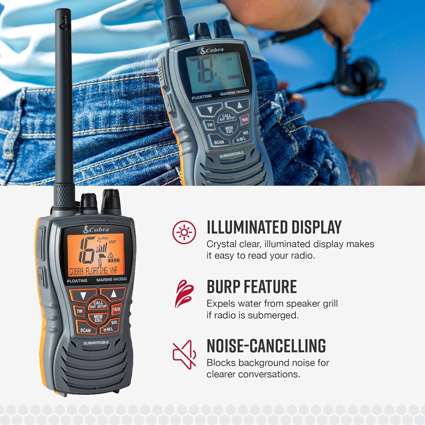 Altec Lansing LifeJacket Mini - Waterdigte Bluetooth-luidspreker met Lig, Draagbare Koordlose Luidspreker vir Swembad, Strand, Stap, Sport, Kamp, 16 Uur Speeltyd, Dryf in Water