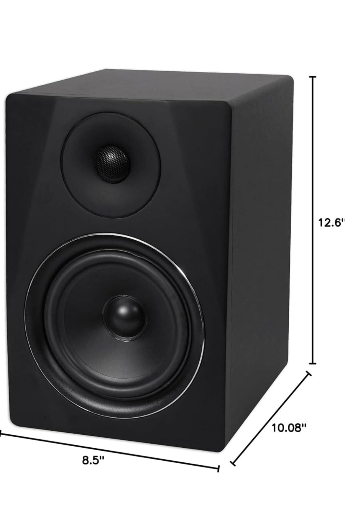 Rockville DPM6B 6.5" 2-Way 210W Black Active/Powered Studio Monitor Speaker