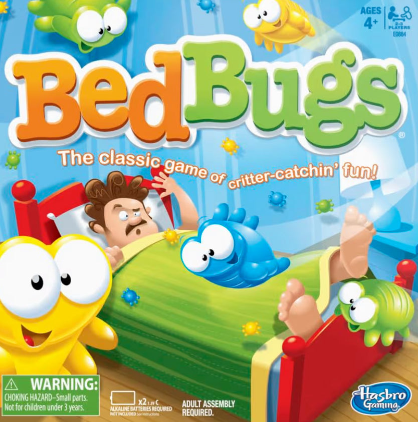 Bed Bugs Board Game - The Classic Game of Critter-Catchin’ Fun - 2 to 3 Players (Family Games)