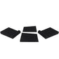 Rockville 2 APM8B 8" 500W Powered Studio Monitors+Stands+Pads and Headphones