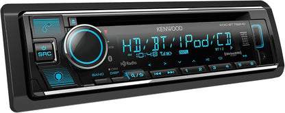 KENWOOD KDC-BT782HD Enkel DIN Bluetooth CD-motorstereo-ontvanger met Amazon Alexa-stembeheer | LCD-teksvertoning | USB- en Aux-invoer