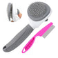 Pet Grooming Brush for Cats, Self Cleaning Cats Hair Brush with Release Button