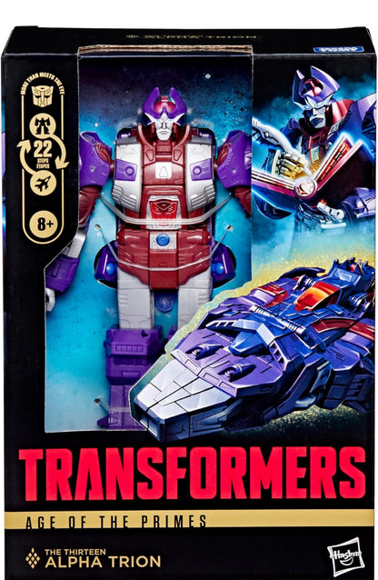 Transformers Age of The Primes The Thirteen Alpha Trion, Voyager Class 7-Inch Converting Action Figure, Robot Toys for Ages 8+