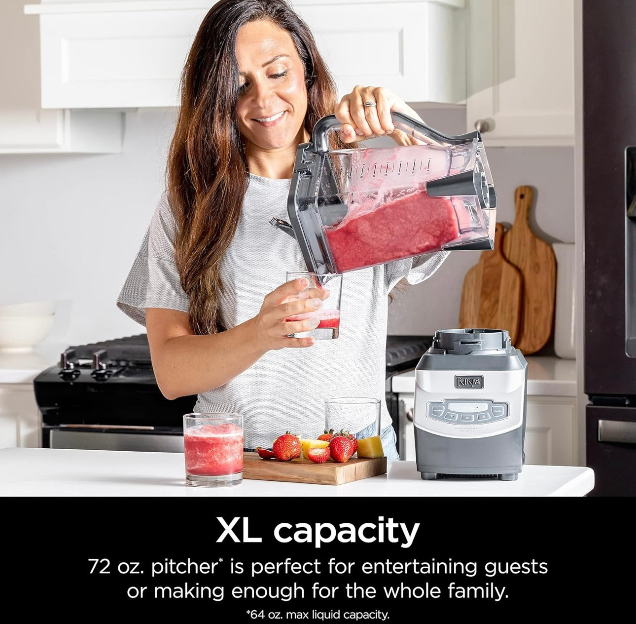 Ninja BL660 Professional Compact Smoothie & Food Processing Blender, 1100-Watts, 3 Functions - 2-oz.* Pitcher, (2) 16-oz. To-Go Cups & Spout Lids - Gray