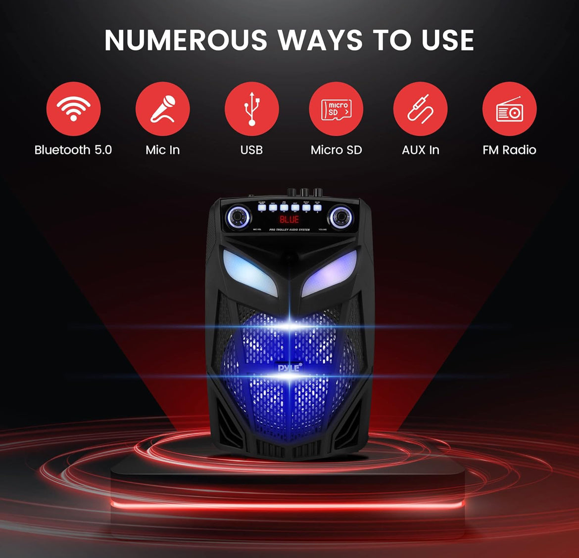 Draagbare Bluetooth-luidsprekerstelsel Harde 800W 12" Subwoofer, En Koordlose Mik, PA-luidspreker Is Koordloos En Sluit Wiele & 4 Uur Batterylewe in
