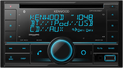 KENWOOD Dubbel DIN in-dash CD-motorstereo. AM/FM met BT, Alexa-stembeheer