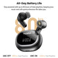 NC20 Active Noise Cancelling Wireless Earbuds, LDAC Hi-Res Sound Bluetooth, 80H Playtime, Dual Pairing, 32 EQ via App, IPX8 Waterproof - Wireless Charging Case