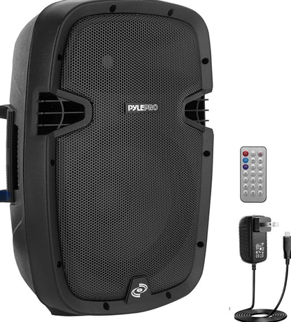PRO 1000W Aangedrewe Bluetooth PA-stelsel luidsprekers - Aktief m/ 10" Subwoofer Monitorluidspreker en ingeboude USB