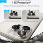 Anker Camera Lens Protector for iPhone 16 Pro/16 Pro Max, 2-Pack HD and Ultra-Durable -  (Light Brown)