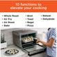 Ninja Air Fryer and Toaster Oven, Foodi Series, XL Pro Air Oven Kitchen Countertop Convection, 10-in-1 Functions - 1800 Watts Stainless Steel (DT201)