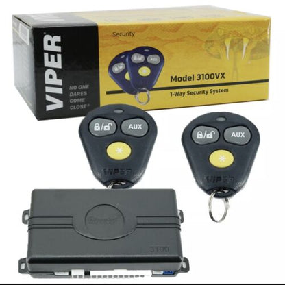 Viper 3100VX Sleutellose Toegang Motoralarm Sekuriteitstelsel met 2 Afstandbeheerders | 3100VX