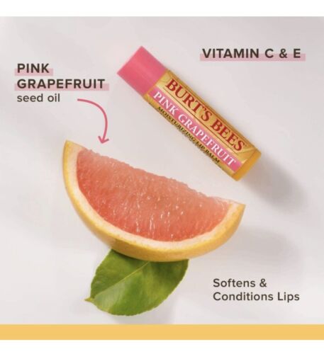 Burt's Bees Moisturizing Lip Care 100% Natural, SuperFruit (4 Pack)
