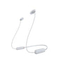 Sony WC100 Wireless in-Ear Bluetooth Headphones with Built-in Mic - WHITE