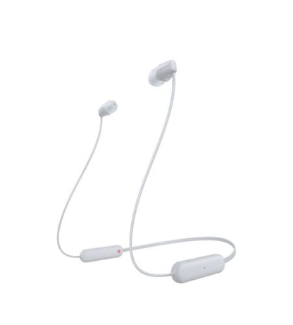 Sony WC100 Draadlose in-oor Bluetooth-koptelefoon met ingeboude mikrofoon - WIT