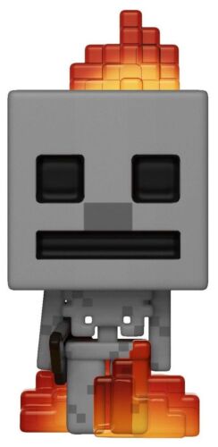 FUNKO POP! Games: Minecraft - FLAMING SKELETON(326) Collectible Figure - NEW