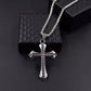 NEW FASHION JEWELRY CROSS NECKLACE UNISEX/MEN/WOMEN STAINLESS STEEL 50 CM