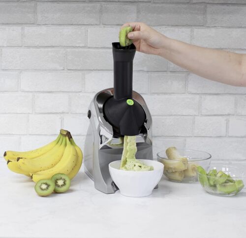 Yonanas Deluxe Vegan Nie-suiwel Bevrore Vrugte-roomysnageregmaker I Grys