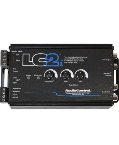 AudioControl LC2i 2-Channel Line Out 400W Converter with AccuBASS & GTOTM Signal