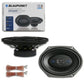 Blaupunkt 6" X 8" 6x8 4-way Coaxial Car Speakers Pair 360 Watts Max I 2 PAIRS