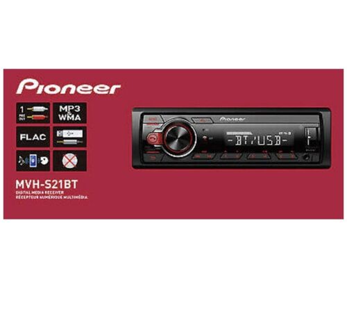 PIONEER SINGLE DIN Bluetooth USB MP3 Auxiliary AM/FM ANDROID Compatible - NEW