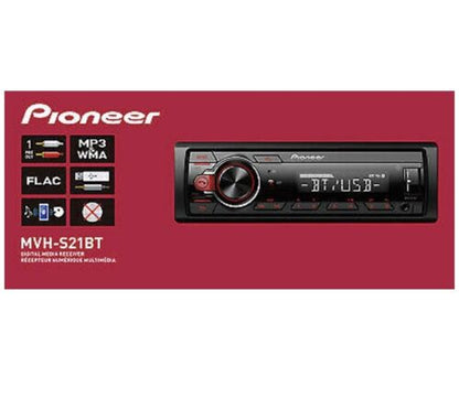 PIONEER SINGLE DIN Bluetooth USB MP3 Auxiliary AM/FM ANDROID Compatible - NEW
