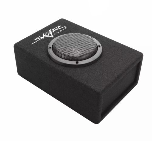 NEW SKAR AUDIO EVL-1X65D4-V-LP 6.5" 400W LOW-PROFILE LOADED PORTED SUB ENCLOSURE