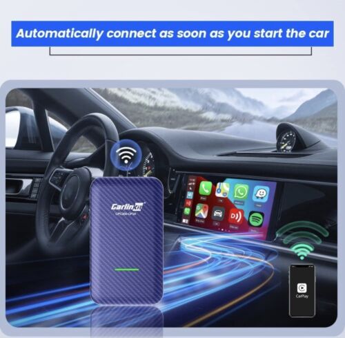 CarlinKit 4.0 Wireless CarPlay/Android Auto 2 in 1  - Adapter For Wired CarPlay