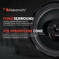NAKAMICHI NSE1617 6" 400W Max 4-Way High Density Surround Coaxial Car Speakers