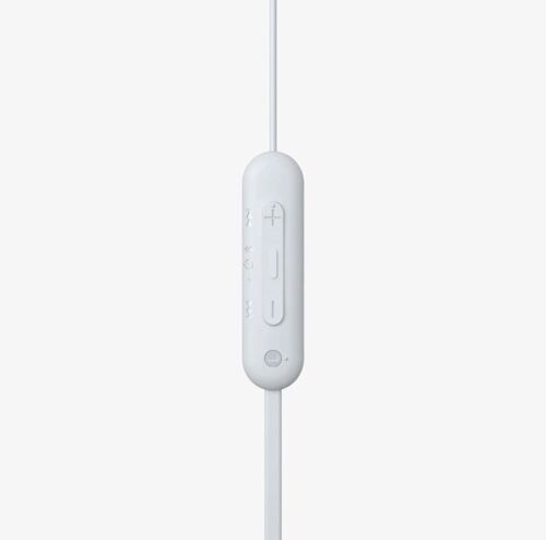 Sony WC100 Wireless in-Ear Bluetooth Headphones with Built-in Mic - WHITE