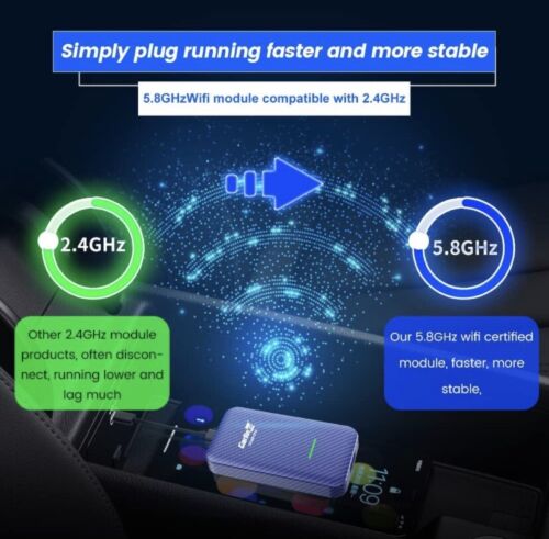 CarlinKit 4.0 Wireless CarPlay/Android Auto 2 in 1  - Adapter For Wired CarPlay