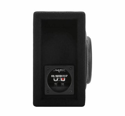 NUWE SKAR AUDIO EVL-1X65D4-V-LP 6.5" 400W LAAGPROFIEL GEPORTEERDE SUBWOOFERBEHUIZING