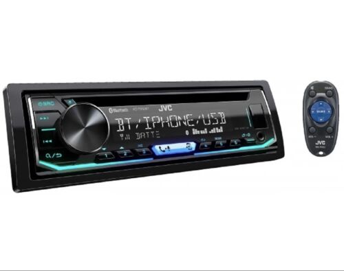 JVC Single-Din Built-in Bluetooth Dual Phone CD MP3 Android Music Playback Radio