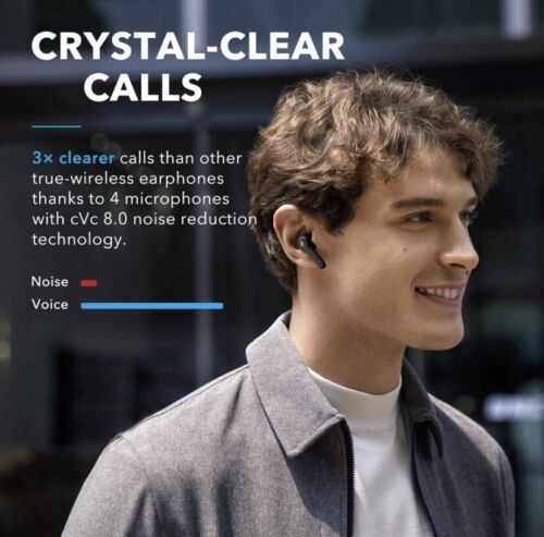 Anker Soundcore Liberty Air 2 Wireless Earbuds, Diamond-Inspired Drivers - NEW