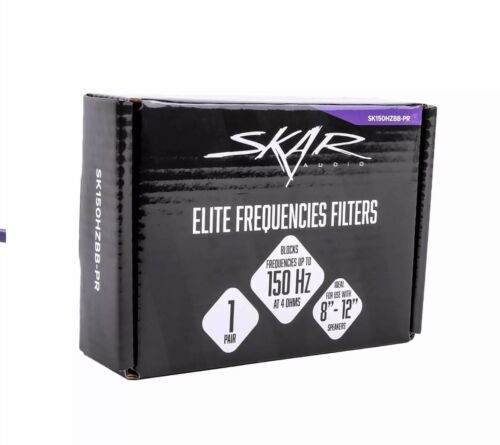 SKAR AUDIO ELITE FREQUENCY FILTERS ELIMINATES FREQUENCIES 0-150 Hz AT 4Ω - PAIR