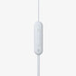 Sony WC100 Wireless in-Ear Bluetooth Headphones with Built-in Mic - WHITE