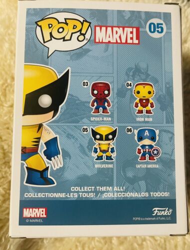 FUNKO POP! MARVEL : WOLVERINE (05) BOBBLE HEAD VINYL BRAND NEW