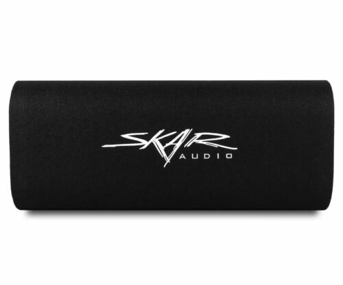 NEW SKAR AUDIO SK8TBV SINGLE 8" 400W MAX POWER DUAL VOICE COIL VENTED BASS TUBE