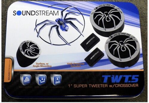 SOUNDSTREAM TWT.5 1-INCH TWT SERIES  PEI DOME LOUD TWEETERS I BRAND NEW