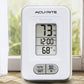 AcuRite Indoor/Outdoor Wireless Digital Thermometer with LCD screen Clock White