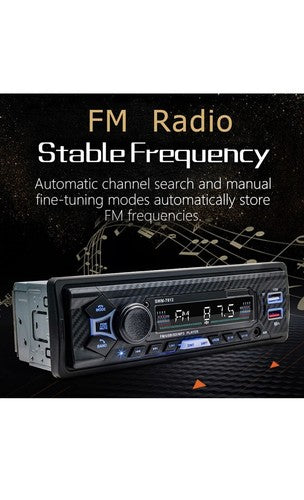 Single Din Car Stereo #7812 Bluetooth Radio,SWC/Subwoorf/BT USB | BRAND NEW