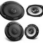 Kenwood KFC-S1666 6.5”+Kenwood KFC-S6966 6X9” Super Loud Car Audio Speakers