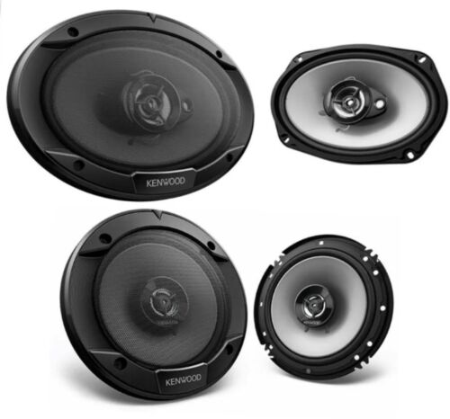 Kenwood KFC-S1666 6.5”+Kenwood KFC-S6966 6X9” Super Loud Car Audio Speakers