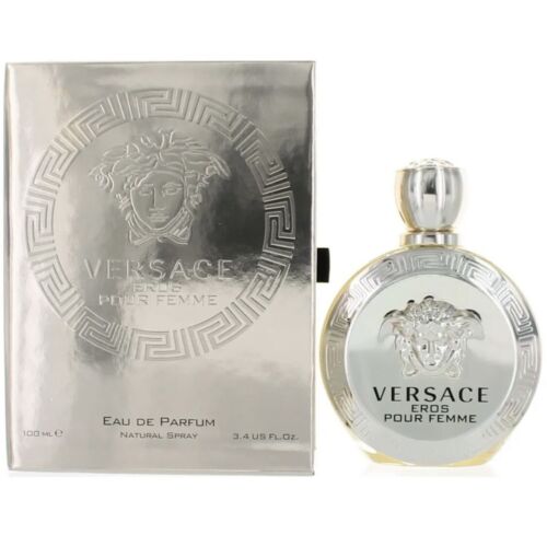 Eros Pour Femme by Versace, 3.4 oz EDP Spray for Women Eau De Parfum
