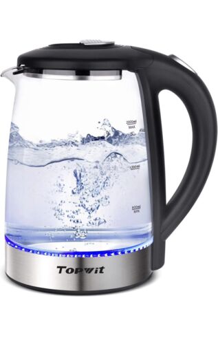 BPA-Free Stainless Steel Electric 2.0L Kettle Glass Hot Water Kettle